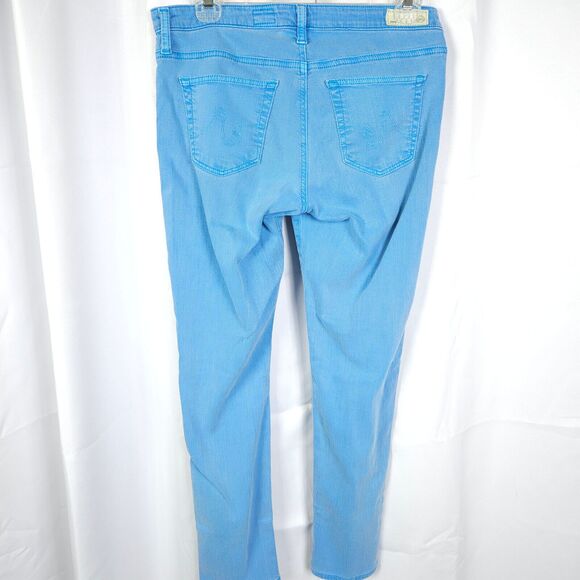 Adriano Goldschmied Womens 29R 31x27 The Stevie Ankle Slim Straight Denim Jeans - Picture 2 of 9